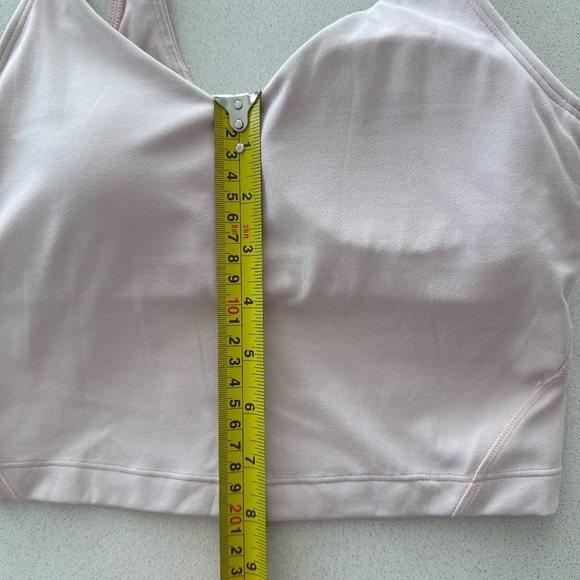Lululemon Light Pink Workout Tank Workout Top with Built-In Bra - Picture 6 of 6